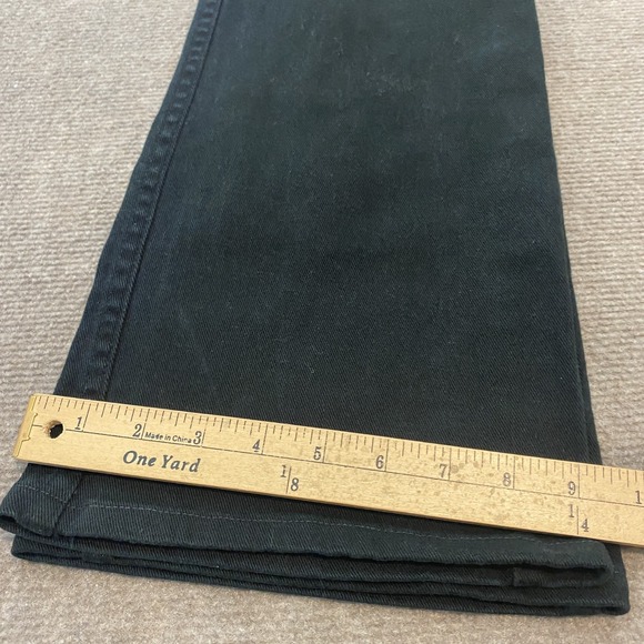 Gap Flare Jeans Womens 8R Faded Black Stretch 5 Pocket‎ Mid Rise Y2K Distressed - Picture 9 of 10